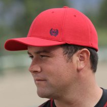 Cinch Red Mid-Profile Ball Cap L/XL