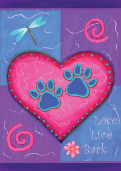 Love Live Bark Dog Inspired Garden Flag
