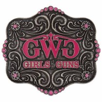 Montana Silversmiths Girls With Guns Buckle