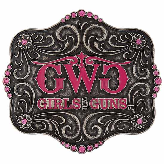Montana Silversmiths Girls With Guns Buckle