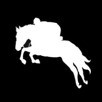 Horses Unlimited Jumping Decal 10in