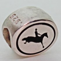 Loriece Silver Slide Bead - Eventer/Cross Country