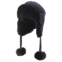 Pikeur Knitted Hat with Faux Fur Lining