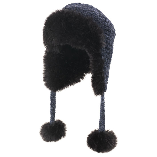 Pikeur Knitted Hat with Faux Fur Lining