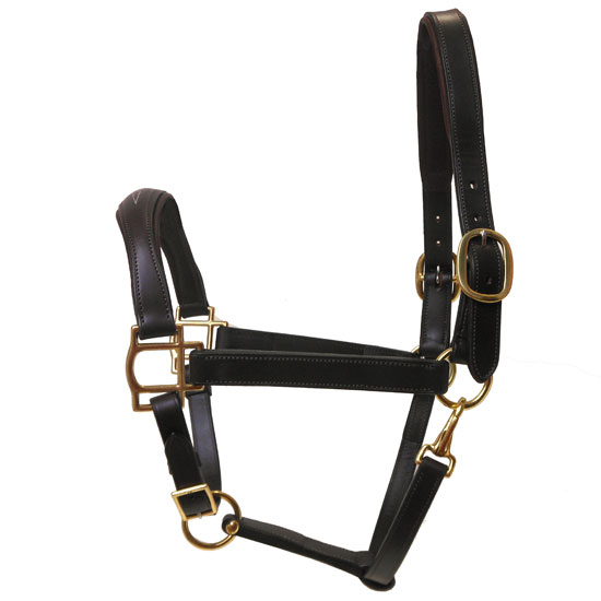 Aramas Leather Halter with Zero Shaped Noseband OS
