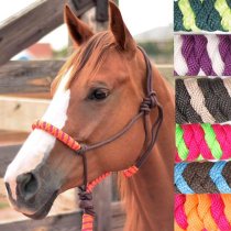Classic Equine Two-tone Nylon Rope Halter