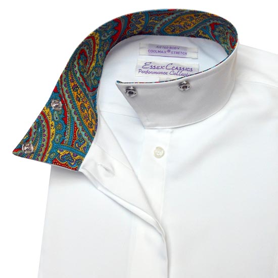 Essex Performance Stella Fitted White Show Shirt