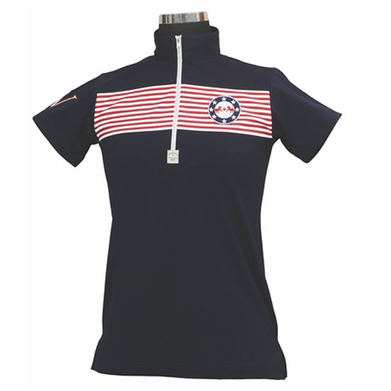 Children's Patriot Short Sleeve Navy Polo Shirt XL