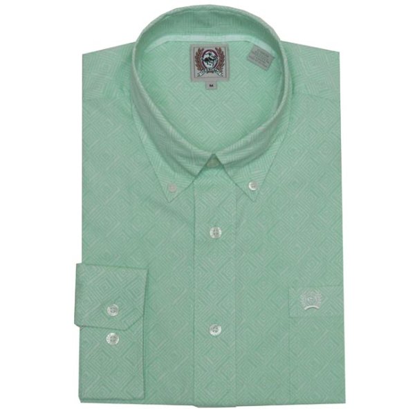 Cinch White Printed Western Shirt