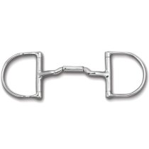 Myler Dee Bit without Hooks Mullen Low Port Barrel