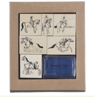 English/Racing Stamp Set