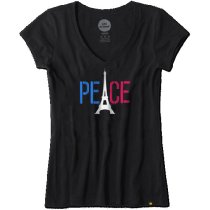 Life is Good Paris Peace Women's Tee M