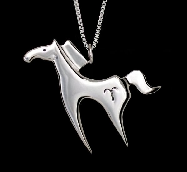 Zodiac Pony Aries Necklace