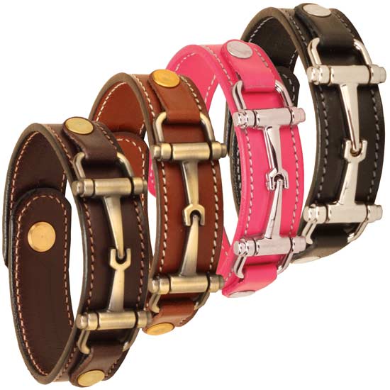 Stud Button Snaffle Bit Bracelet