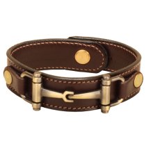Stud Button Snaffle Bit Bracelet