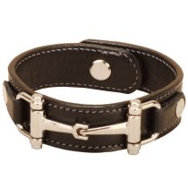 Stud Button Snaffle Bit Bracelet