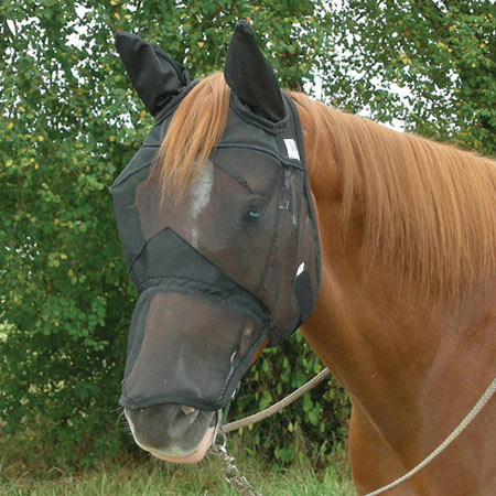 Cashel Quiet Ride Long Nose Fly Mask With Ears