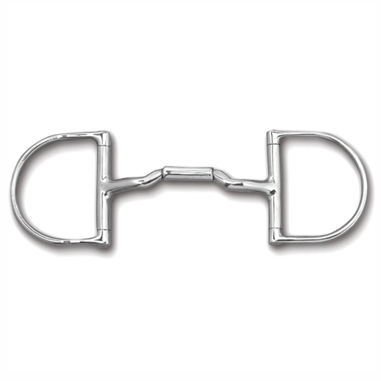 Myler Medium Dee Bit with Mullen Low Port Barrel