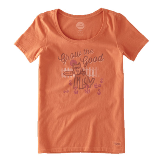 Life is Good Grow the Good Crusher Scoop Tee XL