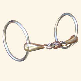 Mikmar Loose Ring with French Roller Link Mouthpiece