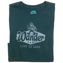 Life is Good Men's Long Sleeve Wander Crusher Tee XL