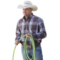 Cinch Multi Plaid Men's Western Shirt L