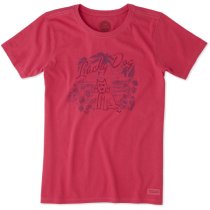 Life is Good Crusher Tee Lucky Dog L