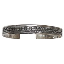 Cuff Bracelet with Wire and Beaded Edge