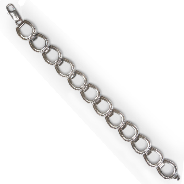 Loriece Sterling Silver Horse Shoe Bracelet