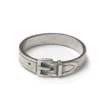 Silver Equestrian Strap Ring