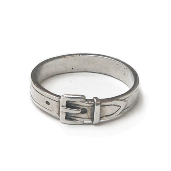 Silver Equestrian Strap Ring