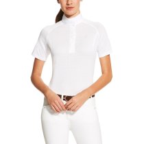 Ariat Women's Showstopper Short Sleeve White Show Shirt