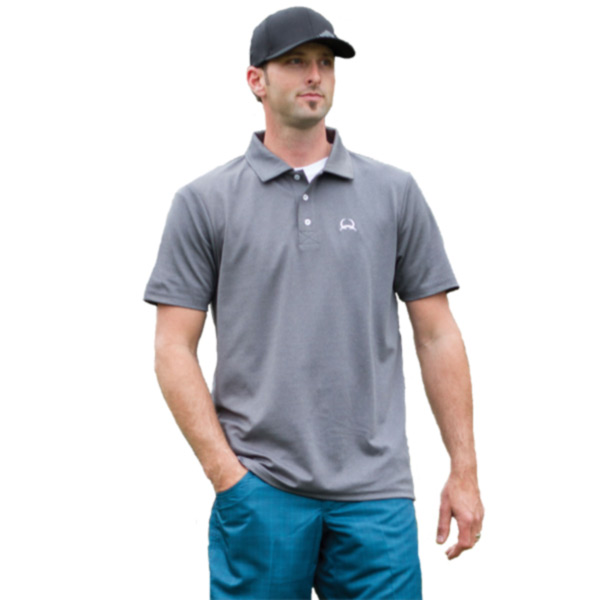 Cinch ArenaFlex Gray Polo Shirt S