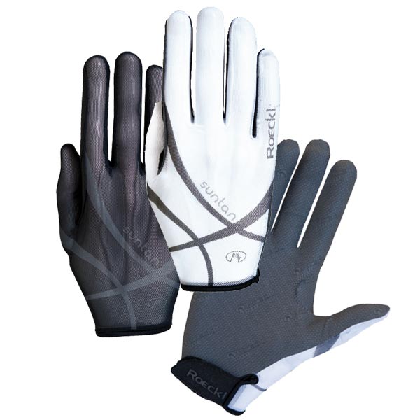Roeckl Laila Suntan Mesh Riding Gloves