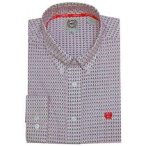 Cinch White Diamond Western Shirt M