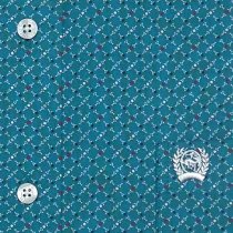 Cinch Teal Patterned Western Shirt