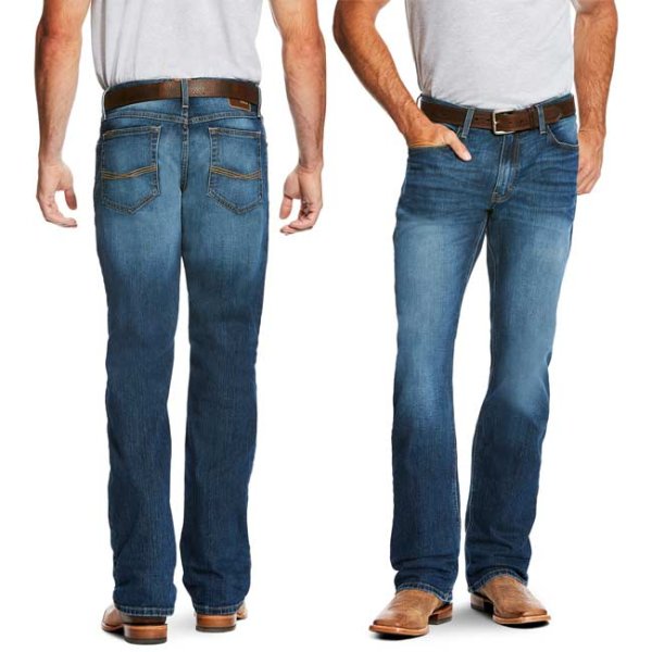 Ariat M4 Low Rise Bootcut Jeans for Men