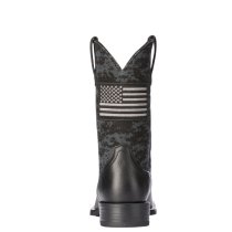 Ariat Mens Sport Patriot Cowboy Boots in Black