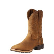 Ariat Mens Hybrid Rancher in Distressed Brown