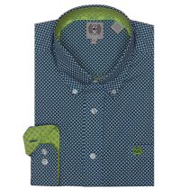 Cinch Royal Patterned Button Down for Men