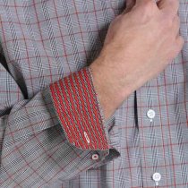 Cinch Black Plaid Long Sleeve Button Down S
