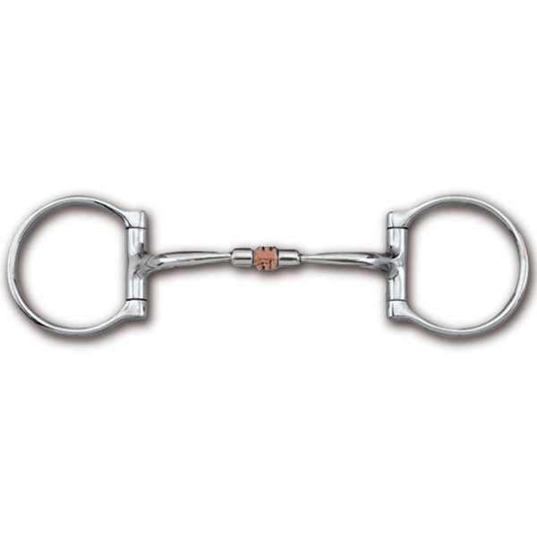 Myler Western Dee Bit With Sweet Iron And A Copper Roller