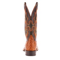Ariat Exotic Brown Ostrich Quantum Classic ST Boots 8EE