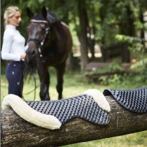 Acavallo Piuma Rear Riser Saddle Pad with Eco-Wool Trim