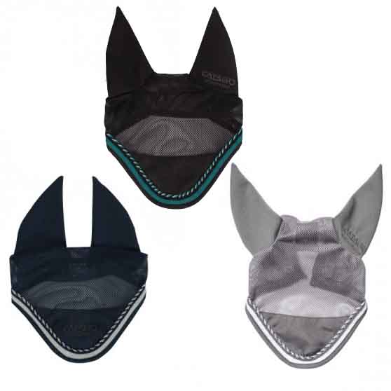 Catago Fly Veil for Horses GRAY