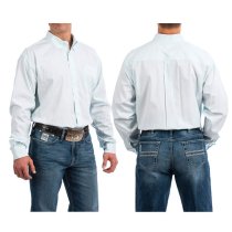 Cinch Light Blue Striped Button Down M, L, XL