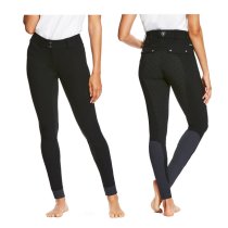 Ariat Black Tri Factor Grip Full Seat Breech