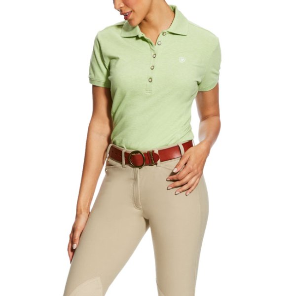 Ariat Womens Lime Heather Prix Polo M