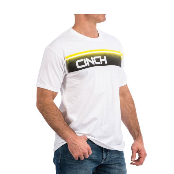 Cinch Yellow Gradient Logo Tee XL