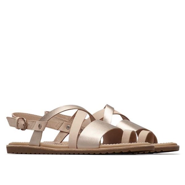 Sorel Ella Criss Cross Sandals 6.5